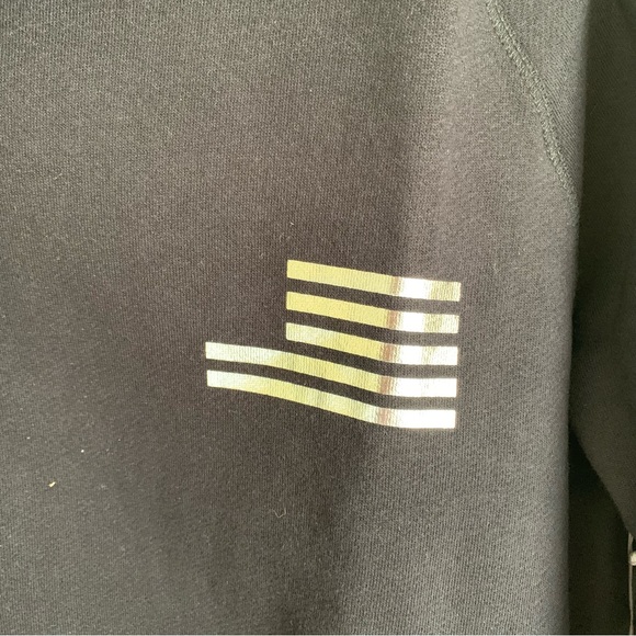 GOOD AMERICAN The Icon Hoodie Jacket Oversized  black Sz S - Picture 7 of 11